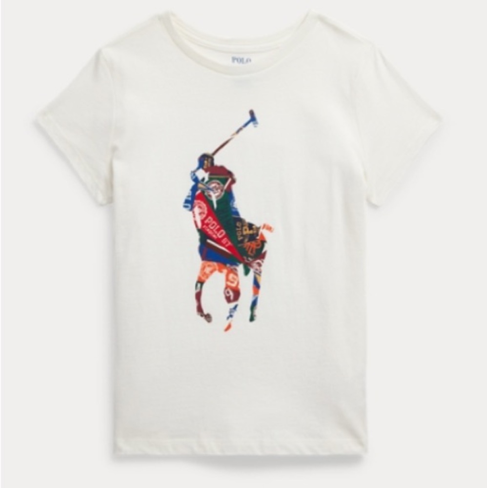 Girls Ralph Lauren Logo Tee